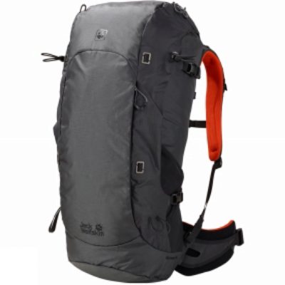 Jack Wolfskin EDS Dynamic Pro 48 Rucksack Phantom/Volcano Orange Jack Wolfskin EDS Dynamic Pro 48 Rucksack Phantom/Volcano Orange